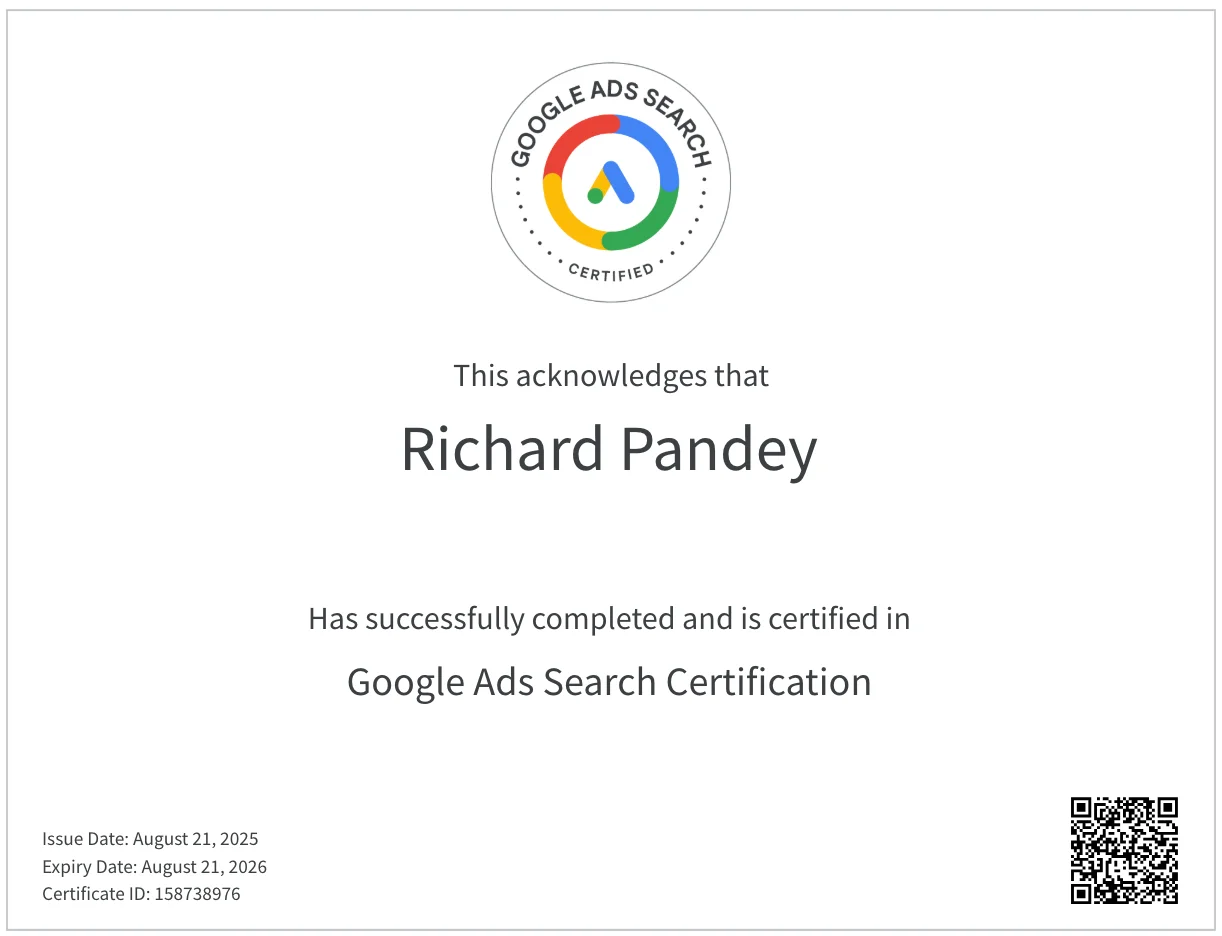 Harvard CS50B certificate
